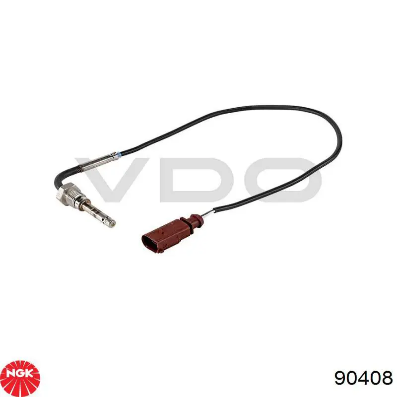 Sensor de temperatura de gases de escape antes de la turbina 90408 NGK