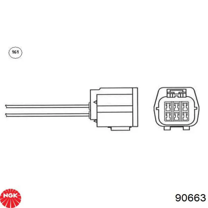 Sensor de oxígeno previo al catalizador NGK 90663 precio, desde 155,17 EUR