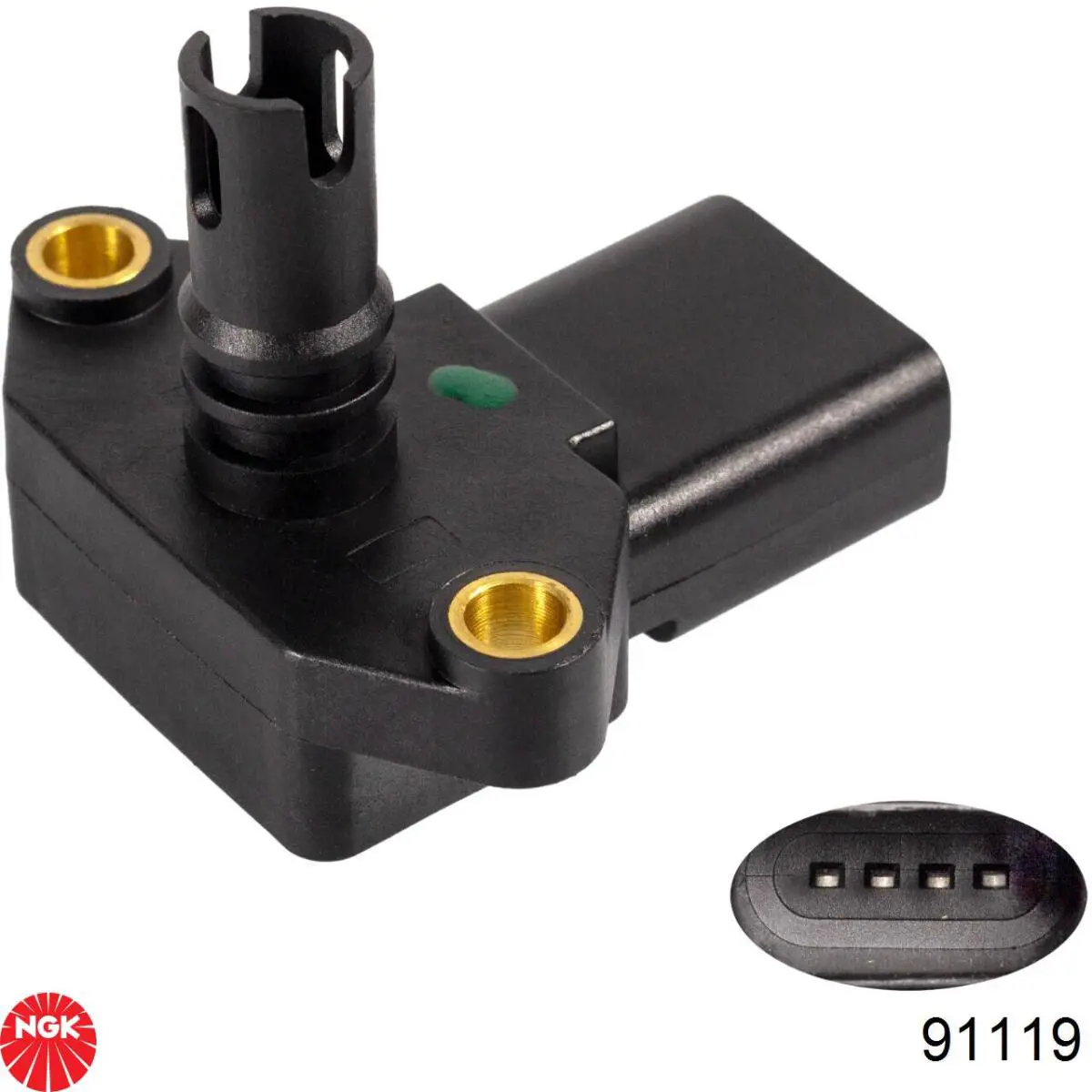Sensor de presión del aire de admisión Vika 99061388301