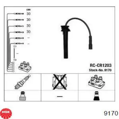 Cables de bujías 9170 NGK