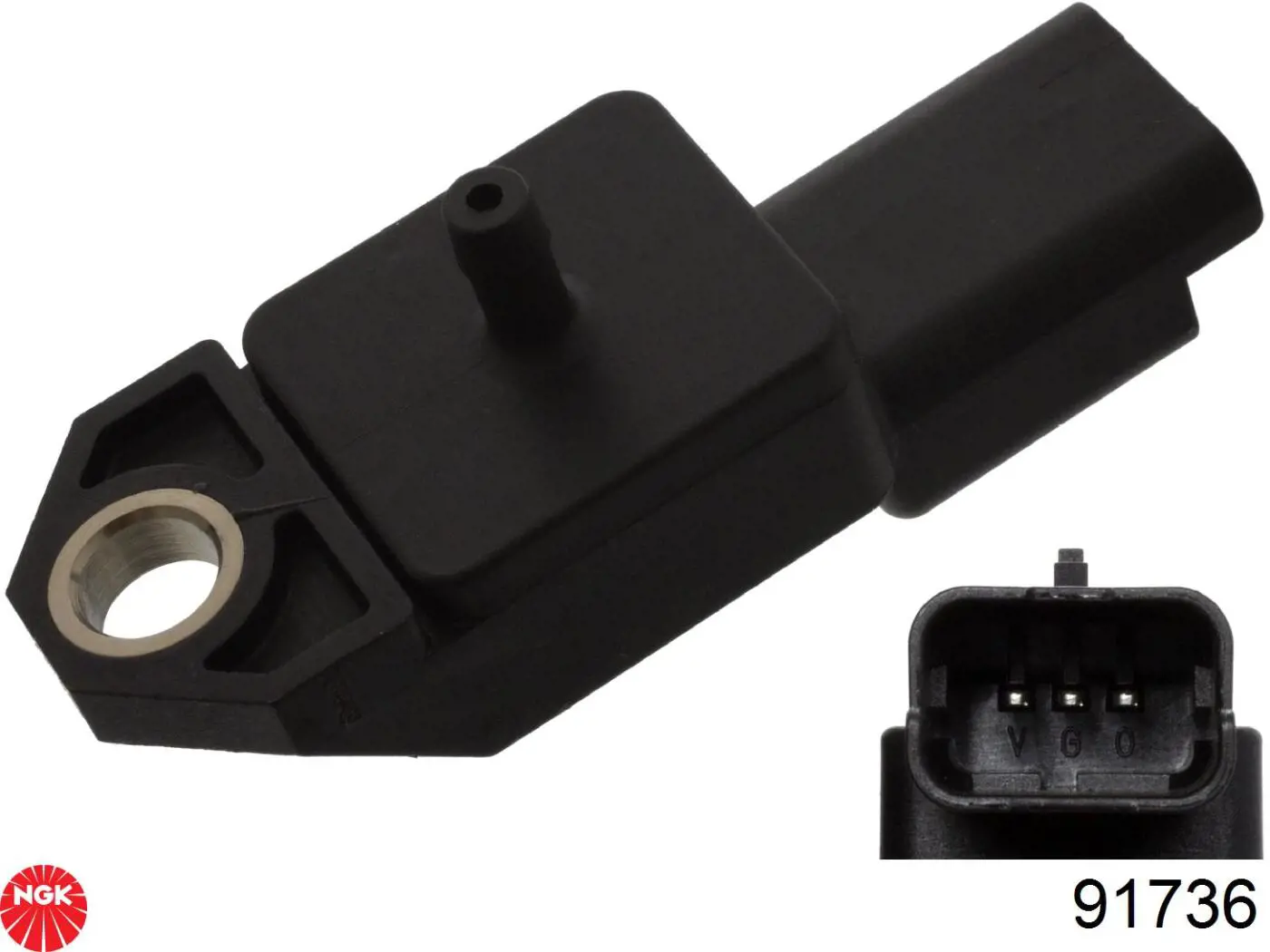 Sensor de presión del aire de admisión Ford 9642789980