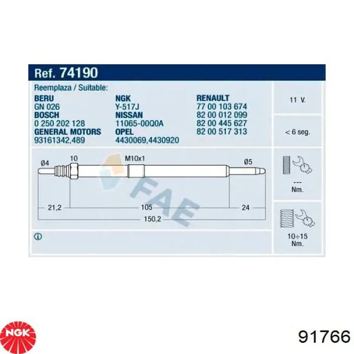 Comprar 243G0037 Ridex Calentadores diésel