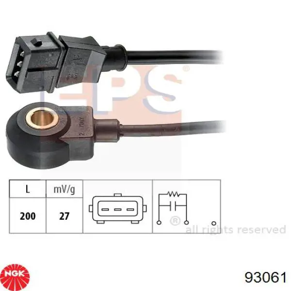 Sensor, presión colector de admisión  NGK EPBMPN3V019Z precio, desde 29,04 EUR