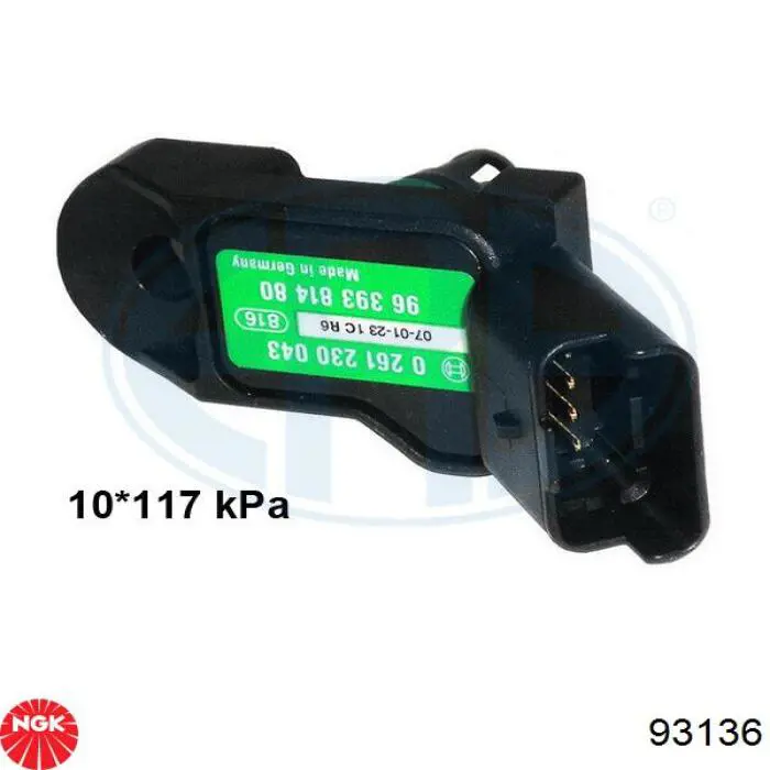 Comprar 93136 NGK Sensor de presión del colector de admisión