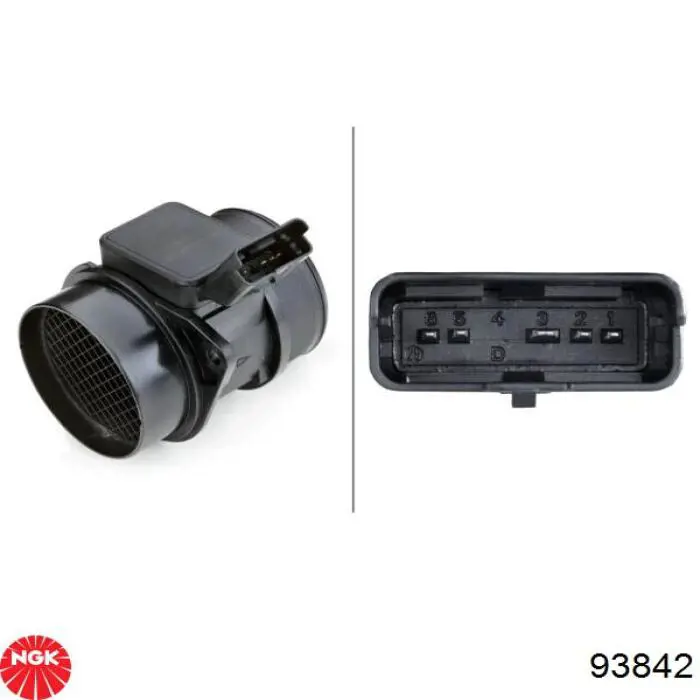 Comprar 93842 NGK Sensor de masa de aire