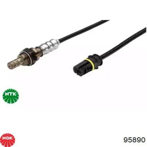 Sonda lambda, sensor de oxígeno antes del catalizador izquierdo 95890 NGK