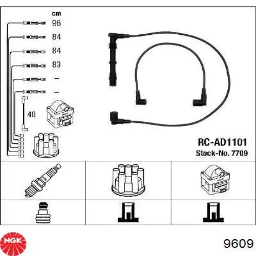 Comprar 9609 NGK Cable de bujía