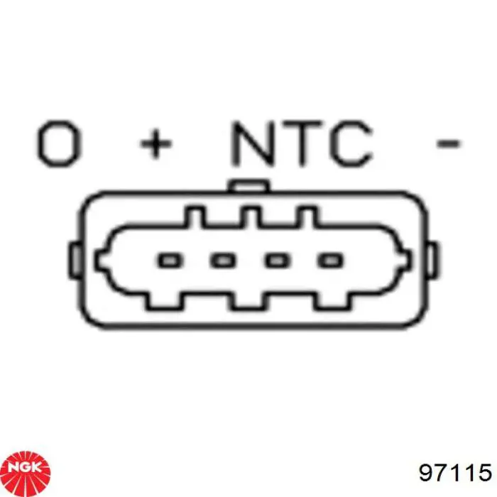 Sensor de presión de sobrealimentación 97115 NGK