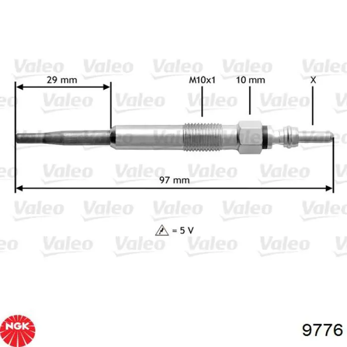 Bujías incandescentes NGK 9776 precio, desde 13,09 EUR