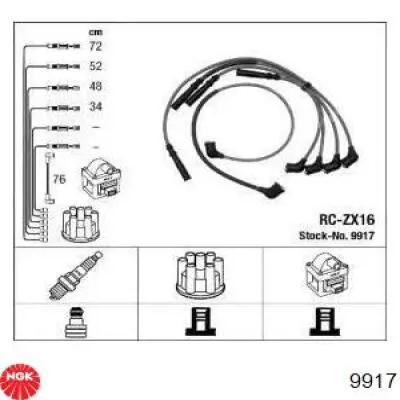 Comprar 9917 NGK Cable de bujía