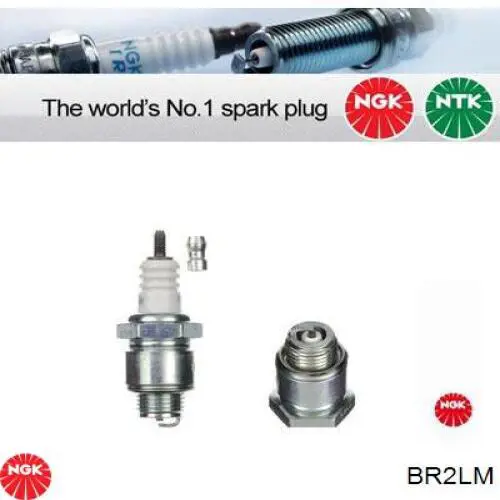BR2LM NGK Bujía de ignición