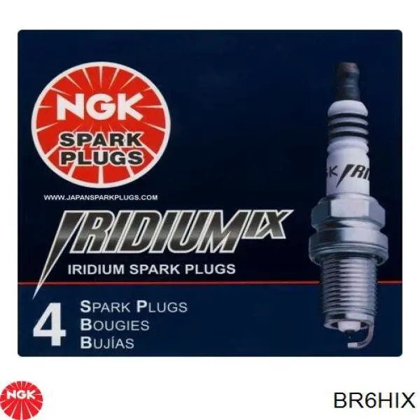 BR6HIX NGK Bujía de ignición