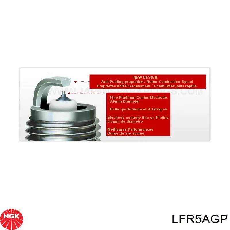 Comprar LFR5AGP NGK Bujía de encendido