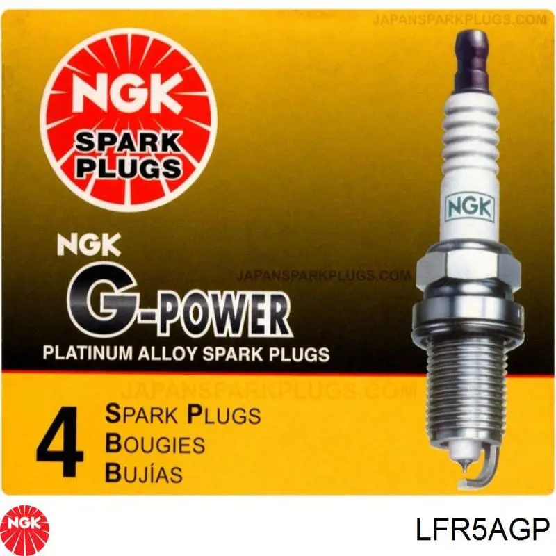 Bujía LFR5AGP NGK