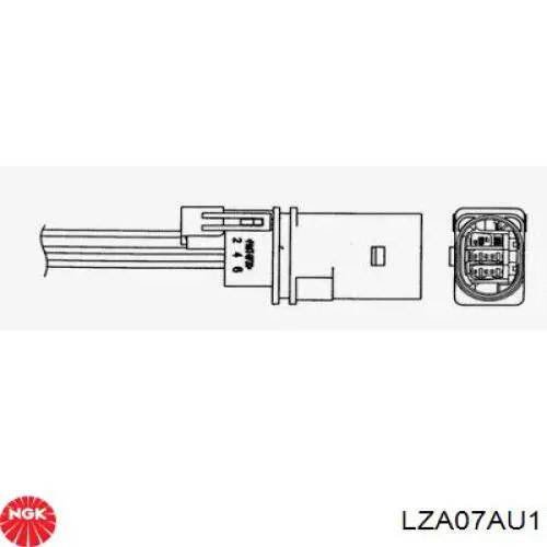 Comprar LZA07AU1 NGK Sensor de oxígeno previo al catalizador