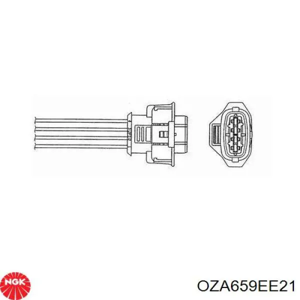 1618AL Peugeot/Citroen Sonda lambda de oxígeno posterior al catalizador