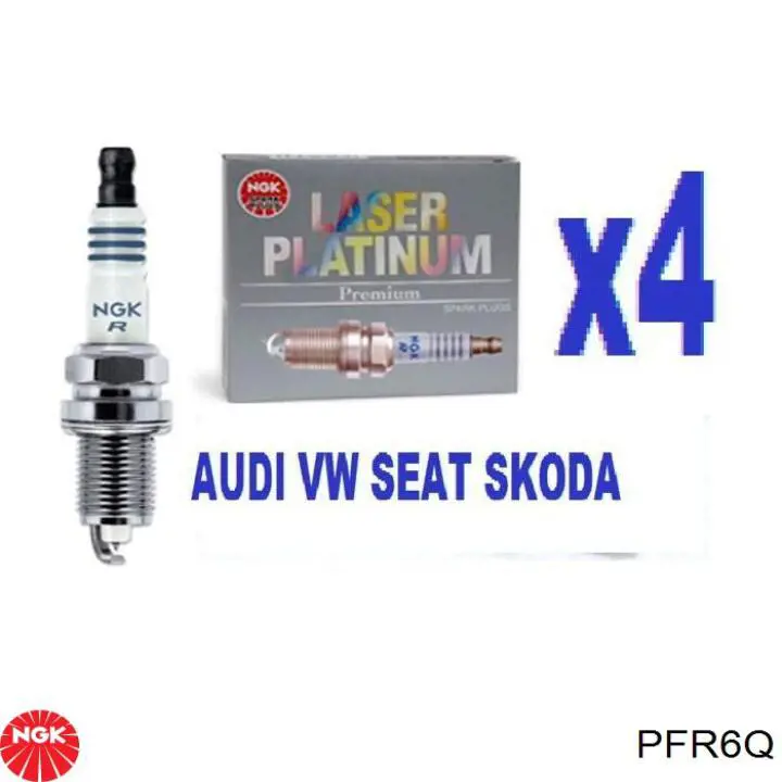 Bujías NGK PFR6Q precio, desde 10,94 EUR