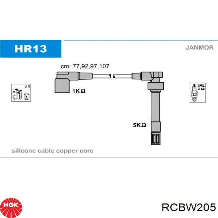 RCBW205 NGK