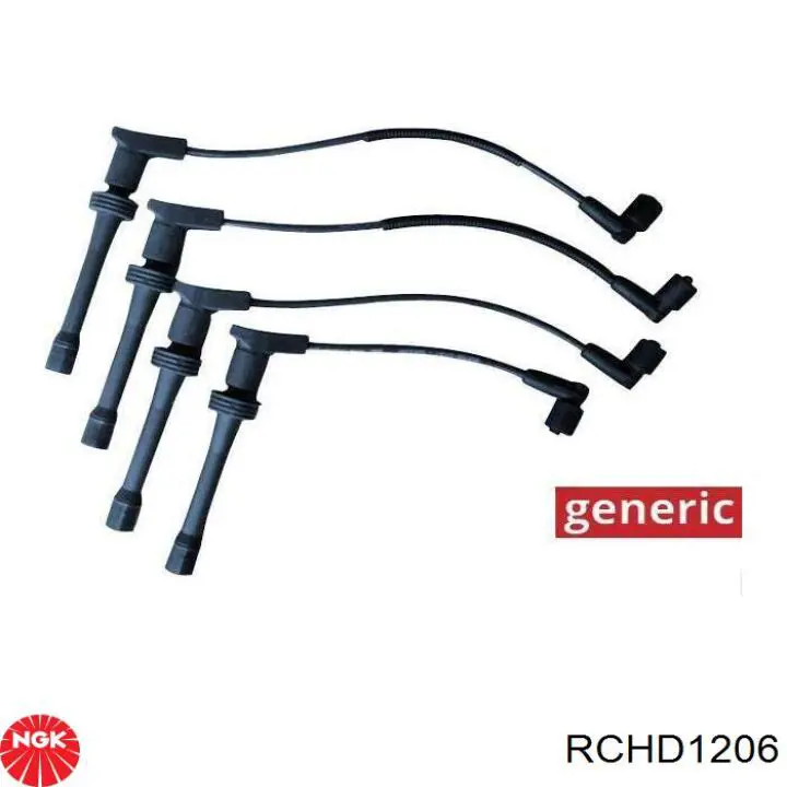 RCHD1206 NGK cables de bujías