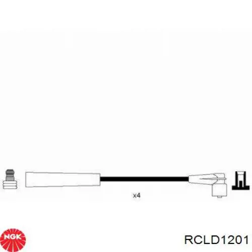 RCLD1201 NGK Cables de alta tensión, juego