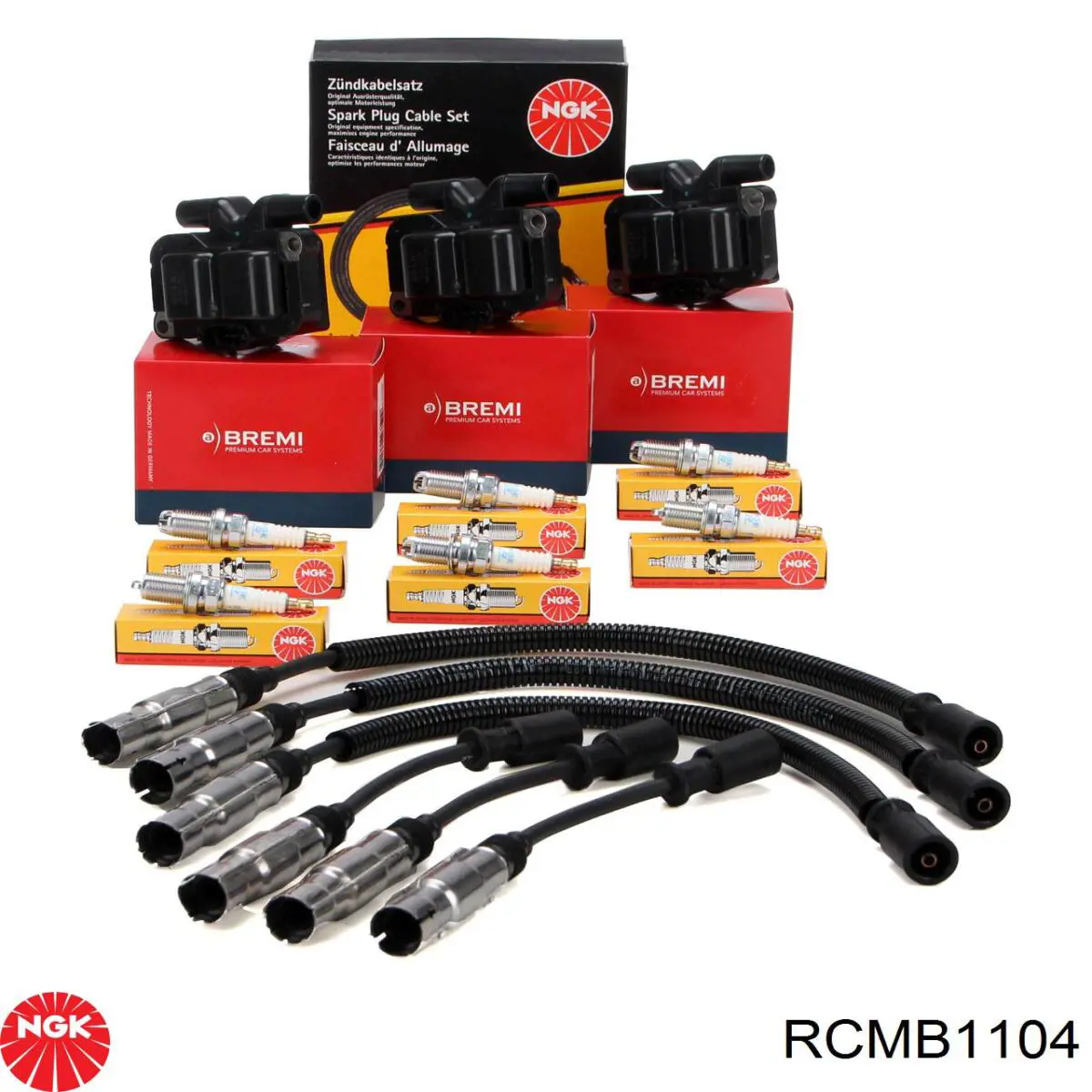 RCMB1104 NGK cables de bujías