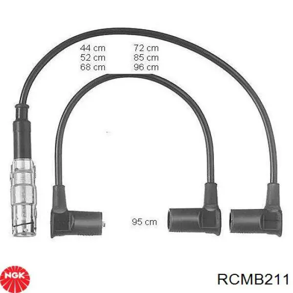 RCMB211 NGK cables de bujías