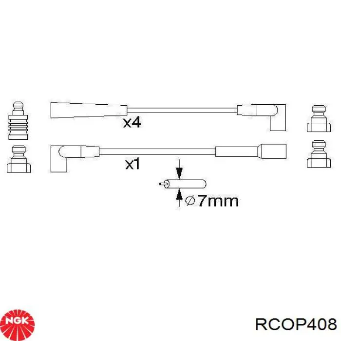 Comprar 778 NGK Cable de bujía