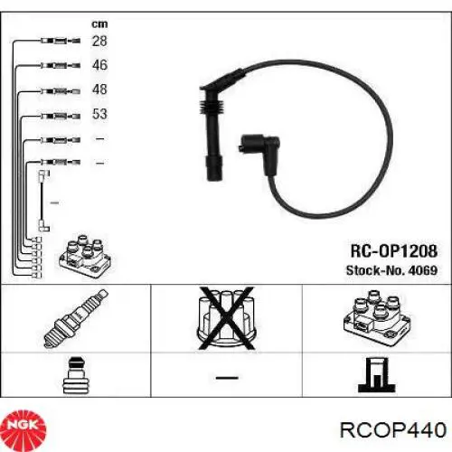Juego de cables de bujias NGK RCOP440 precio, desde 60,77 EUR