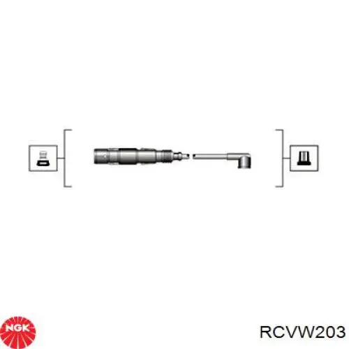 Comprar RCVW203 NGK Cable de bujía