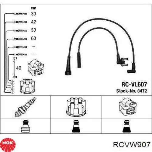 Comprar RCVW907 NGK Cable de bujía