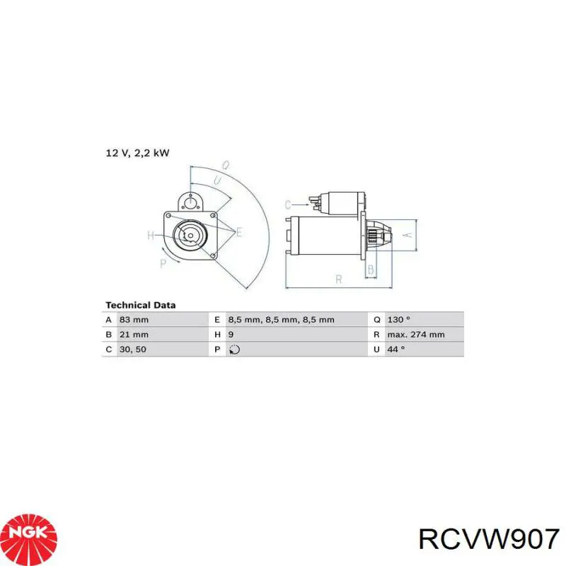 Juego de cables de bujias NGK RCVW907 precio, desde 47,54 EUR