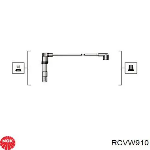 RC-VW910 NGK cables de bujías
