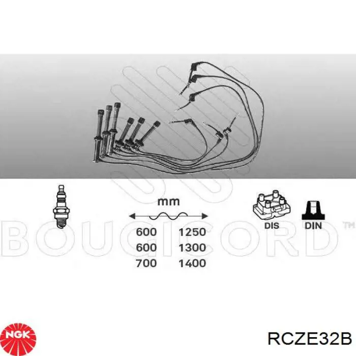 Cables de encendido Mazda KL4718140C