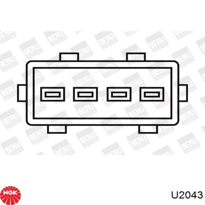 Bobina U2043 NGK