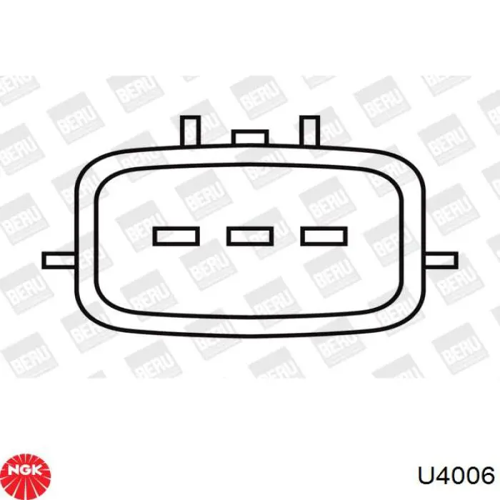 U4006 NGK bobina de encendido