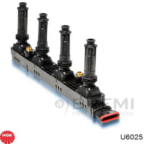 U6025 NGK bobina de encendido