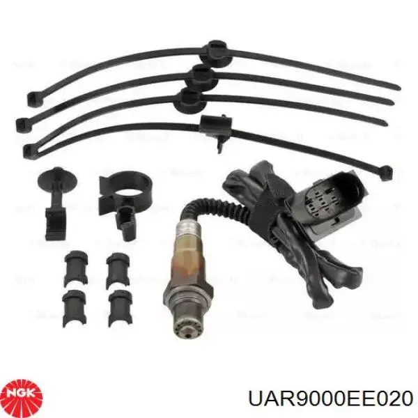 UAR9000EE020 NGK Sonda lambda, sensor de oxígeno antes del catalizador izquierdo