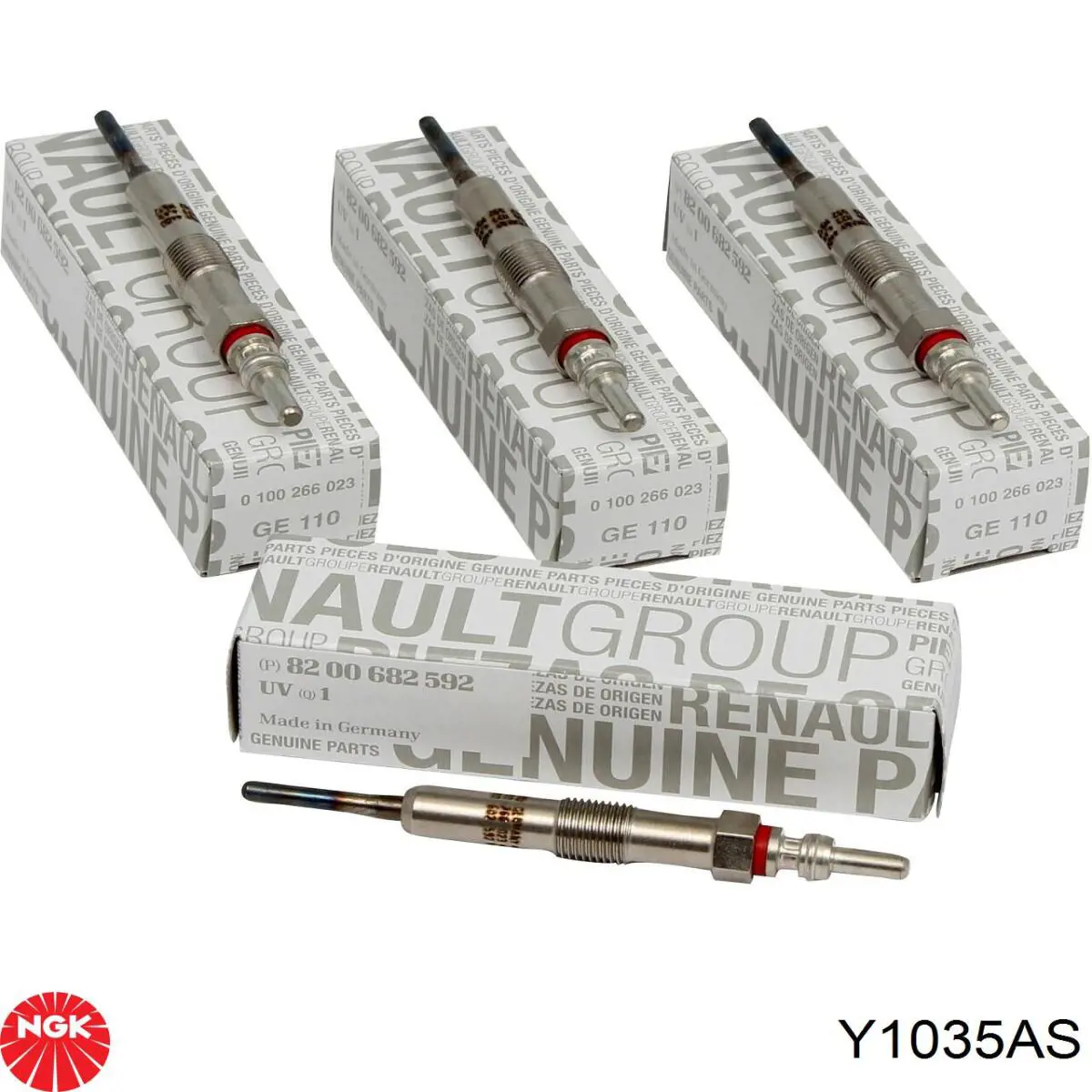 Bujías incandescentes NGK Y1035AS precio, desde 10,77 EUR