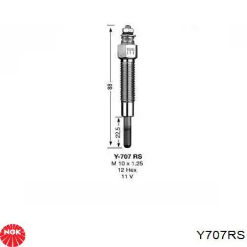 Comprar Y707RS NGK Calentadores diésel
