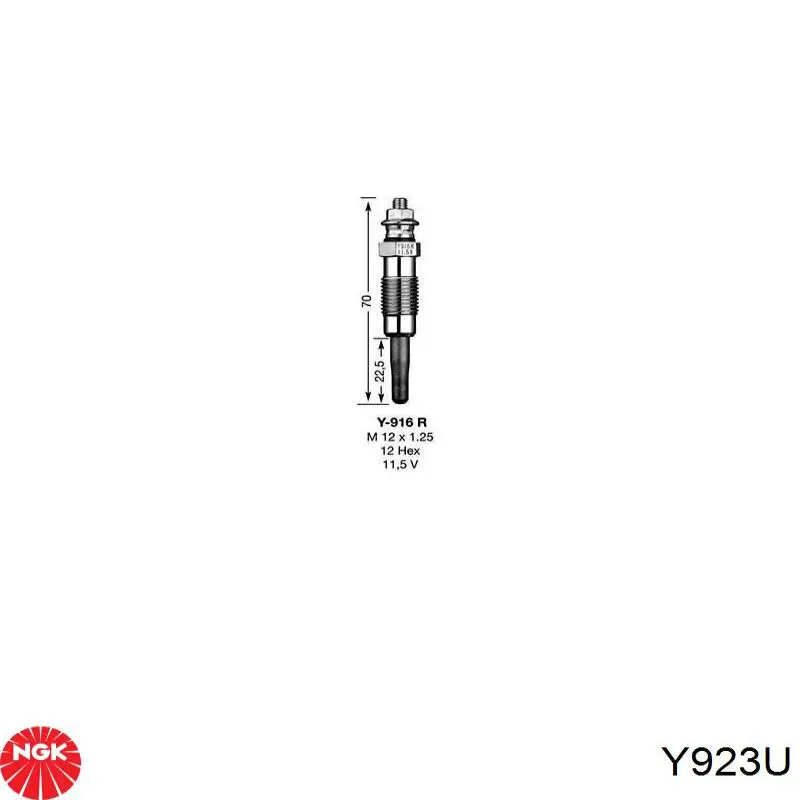 Comprar Y923U NGK Calentadores diésel