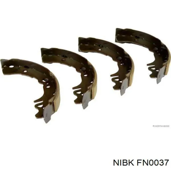 FN0037 Nibk zapatas de frenos de tambor traseras