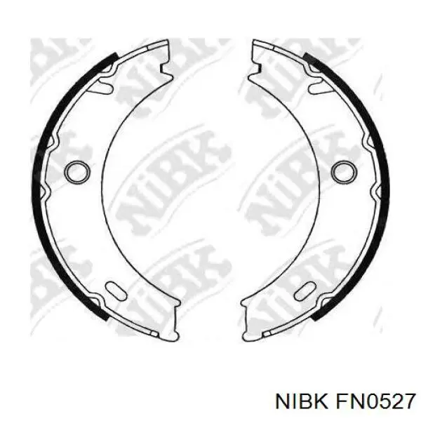 Juego de zapatas de frenos, freno de estacionamiento BMW 5 E28
