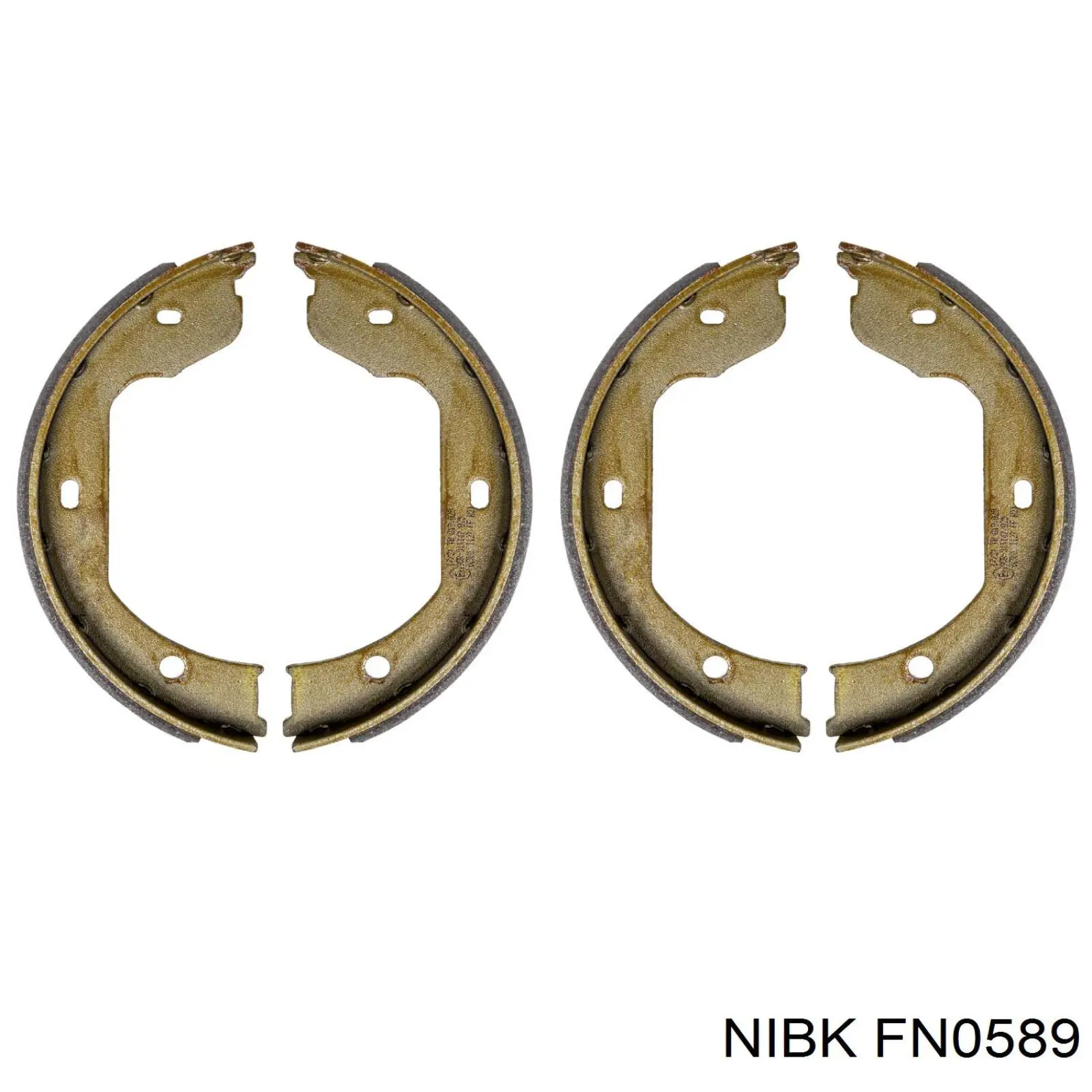 Juego de zapatas de frenos, freno de estacionamiento BMW 5 E39