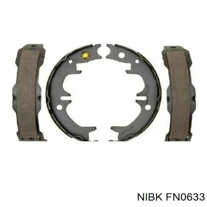 Zapatas de freno de mano FN0633 Nibk
