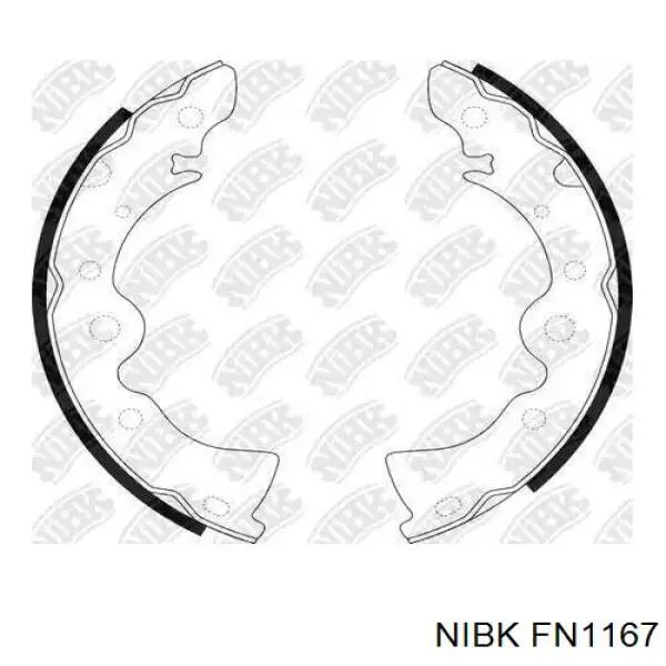 Comprar FN1167 Nibk Zapatas de freno