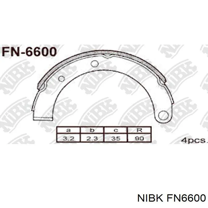 Zapatas de freno de mano 5982245A60 Hyundai/Kia