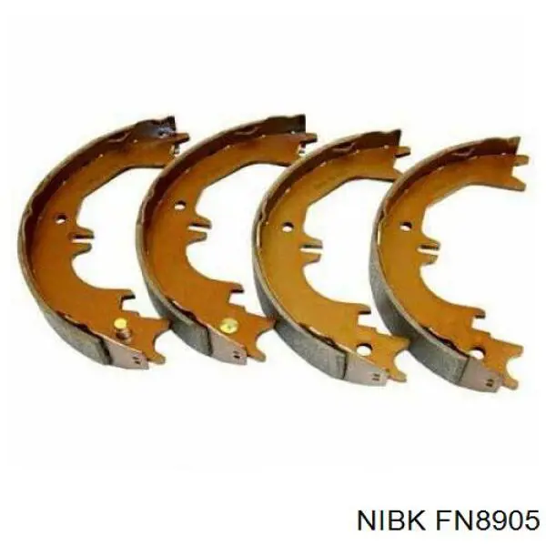 Comprar FN8905 Nibk Juego de zapatas de frenos, freno de estacionamiento
