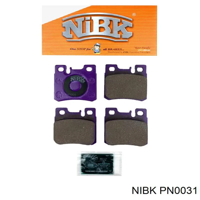 Pastillas de freno delanteras Opel Combo