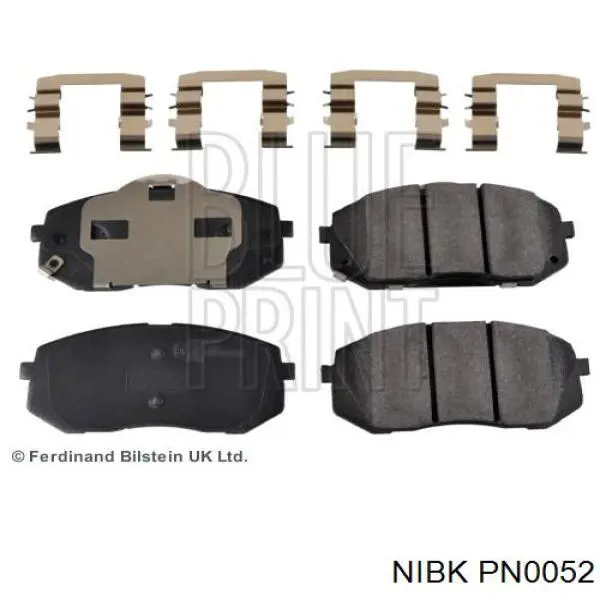 Pastillas de freno PN0052 Nibk