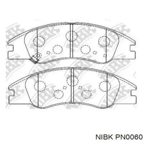Pastillas freno delanteras Nibk PN0060 precio, desde 24,90 EUR
